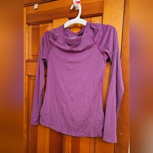 Columbia Omni Wick Long Sleeve Purple Top